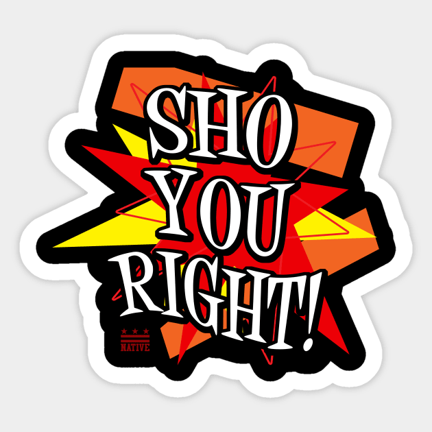 Sho You Right! Sticker by districtNative